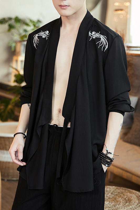 汉服开衫道袍外套A100-908-P60,男装民族服装,电商A100