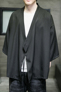 夏风日系风纯色休闲汉服开衫加大加宽加码电商A100-Y116-P55图片