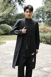 风绣花长外套电商A100-B31-P95，男装民族服装，电商A100