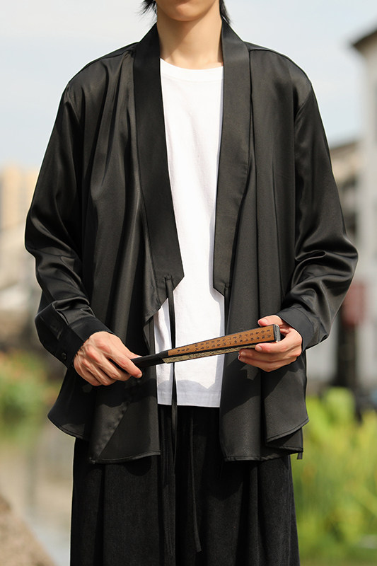 风高品质面料汉服开衫和尚服电商A100-901-P65,男装民族服装,电商A100