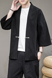汉服盘扣开衫大码钱2塘4018-M717，男装夹克，电商A100
