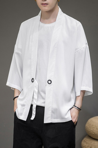 风日系夏季轻薄防晒衣汉服开衫大码A100-M79-P40图片
