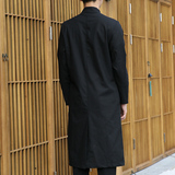 风绣花长袍外套电商A100-B31-P95，男装民族服装，电商A100