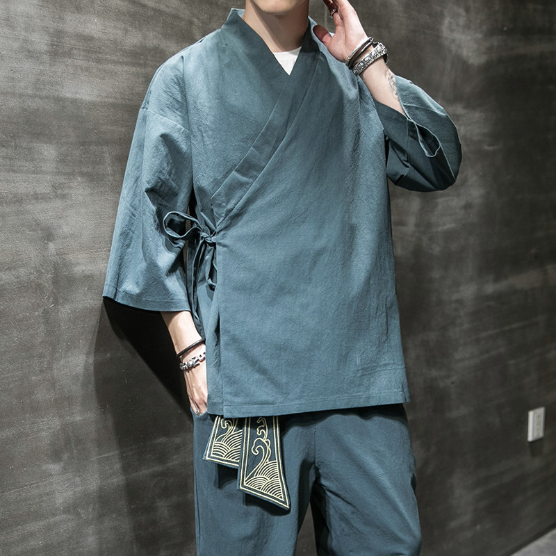 汉服套装DSA100-906+SK16-P90,男装休闲套装,电商A100