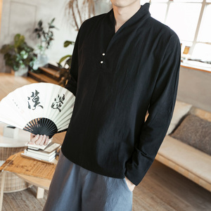 中国风汉服全棉衬衫2钱塘4018-C602-P40图片