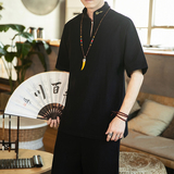 简约风刺绣T恤电商宽松加大加宽加码A100-912-P50，男装衬衫，电商A100