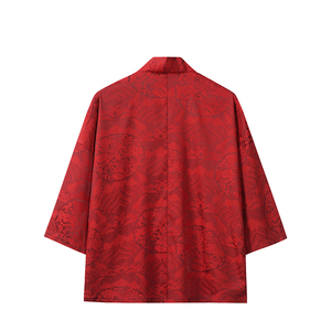 风龙纹冰丝汉服开衫外套古风禅服居士服道袍披风A100-721-P40图片