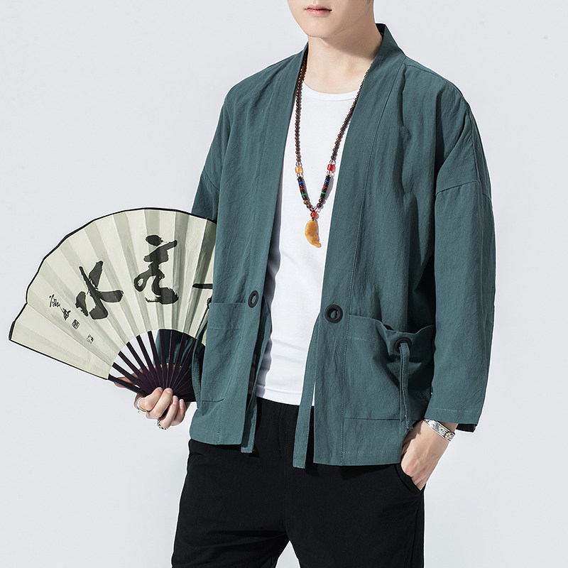 防晒衣中国风汉服日式开衫外钱塘大厦4018-M707-P40图片
