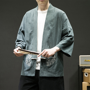 风汉服开衫刺绣盘扣精致防晒电商A100-731-p50男士宽松限68
