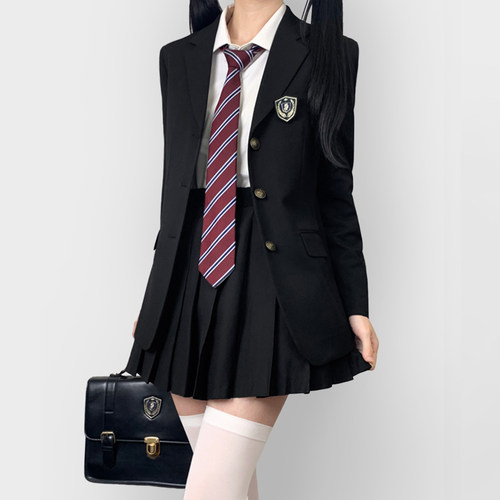 木村叔JK日系原创西装外套女生春秋季学院风校供感女学生制服套装 - 封面