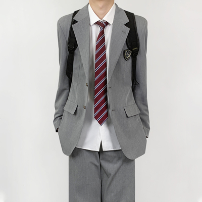 木村叔日系学院风青少年西服套装