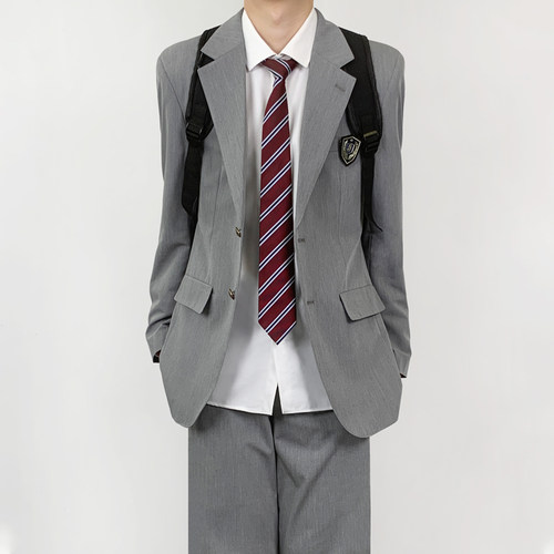 木村叔日系学院风青少年西服套装