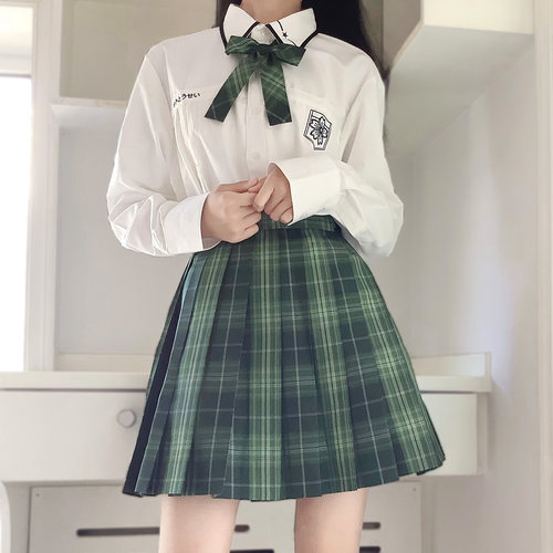 木村叔原创制服jk风琴褶衬衫