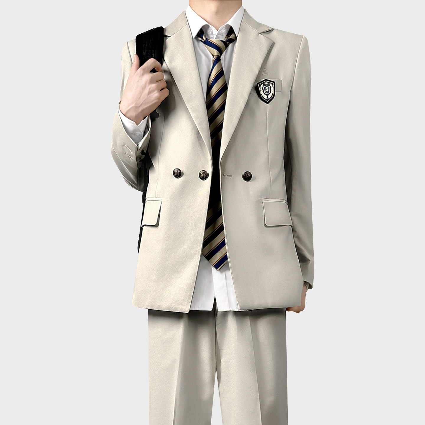 木村叔日系DK制服男士西服套装图片