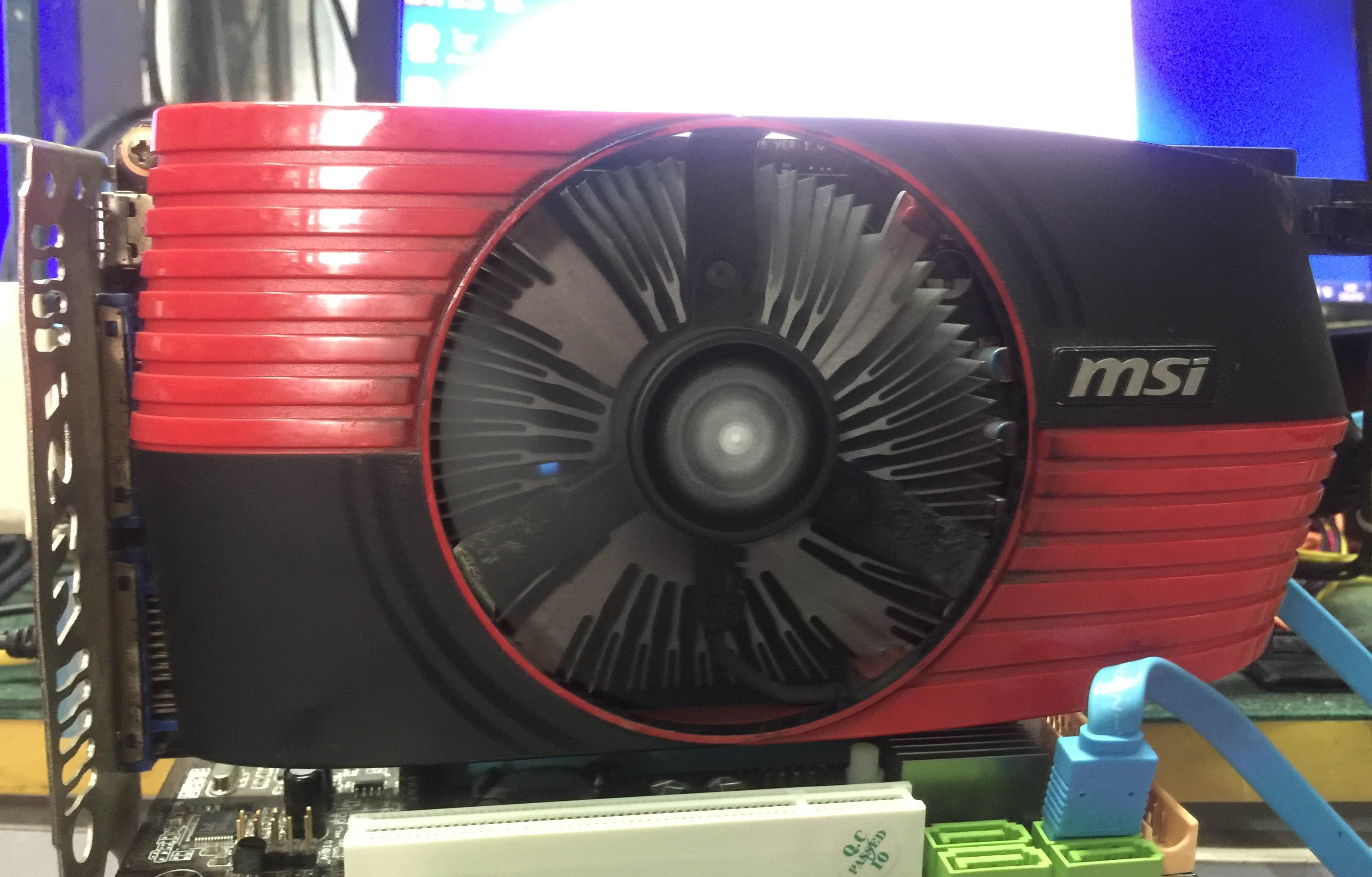 微星GTS450暴雪1G DDR5独立高清游戏显卡6P供电GTS450 1G