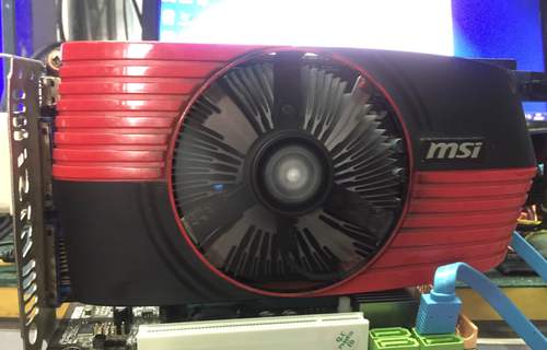 微星GTS450暴雪1G DDR5独立高清游戏显卡6P供电GTS450 1G