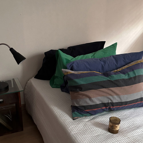 枕套1个装 深色全棉色织水洗棉48*74cm枕头套 学生宿舍枕皮