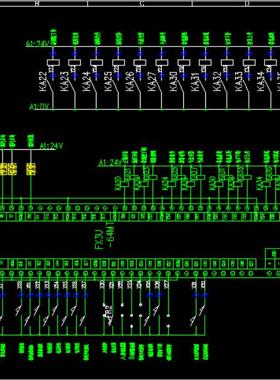 PLC接线图/步进伺服数控机床/工控自动化图纸代画