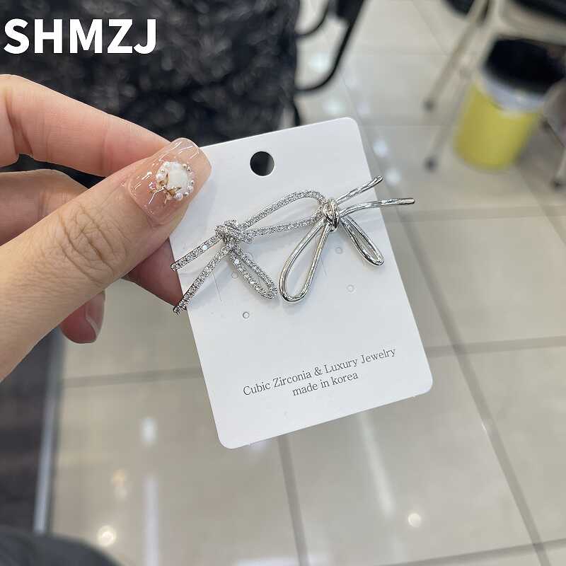 蝴蝶结送女友个性耳环小众设计