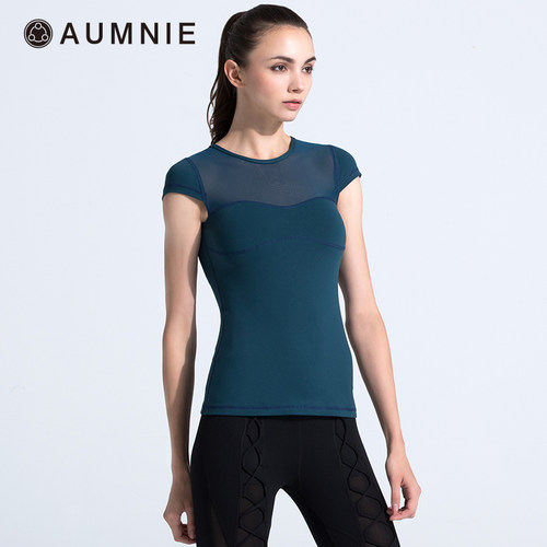 现货正品AUMNIE瑜伽服PEARL TEE女上衣【珍珠T恤】瑜伽健身运动服