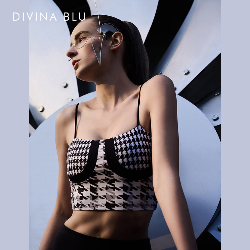 DIVINA BLU夏威夷系列传奇瑜伽文胸女士美背运动内衣跑步健身背心