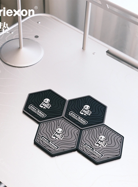 Toriexon咖啡杯垫硅胶杯垫隔热垫防滑垫杯垫户外防烫垫露营桌垫