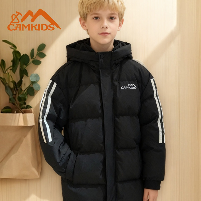 保暖防泼水外套加厚儿童羽绒服