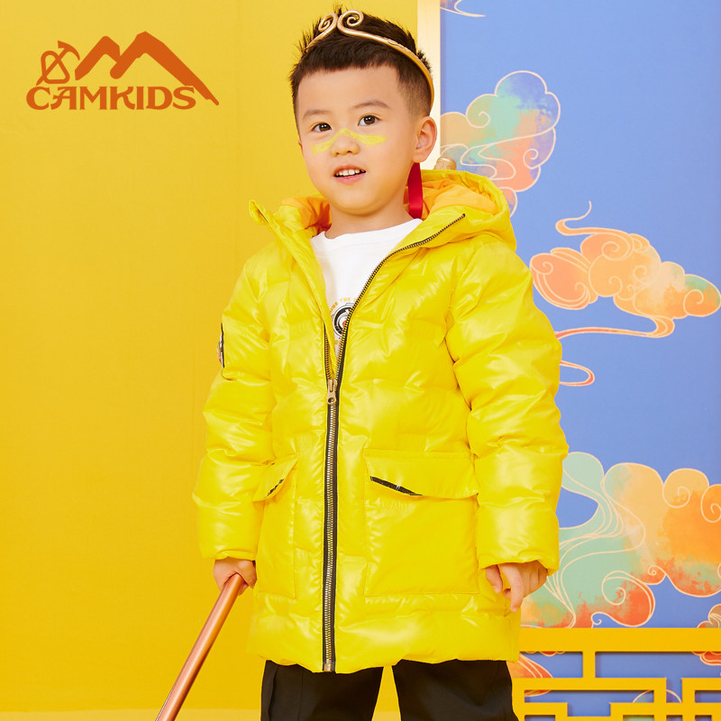 加厚白鸭绒羽绒服儿童冬季外套