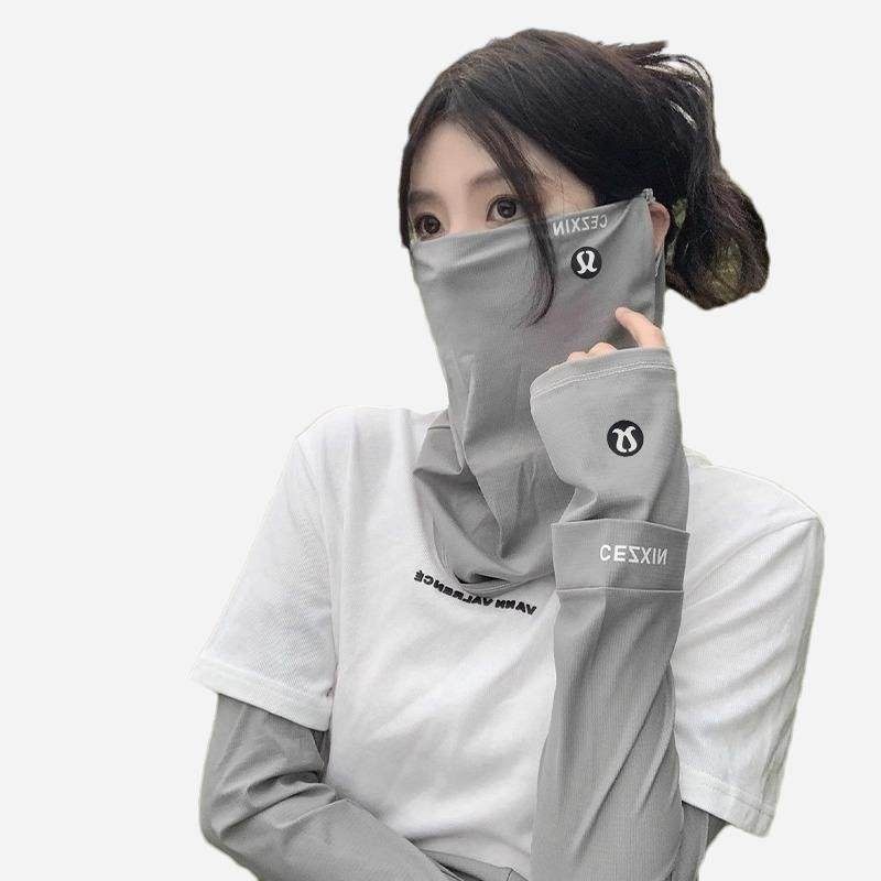【特价秒杀】LUULUSDWDD防晒面罩女冰丝遮阳护臂户外骑行袖套男女