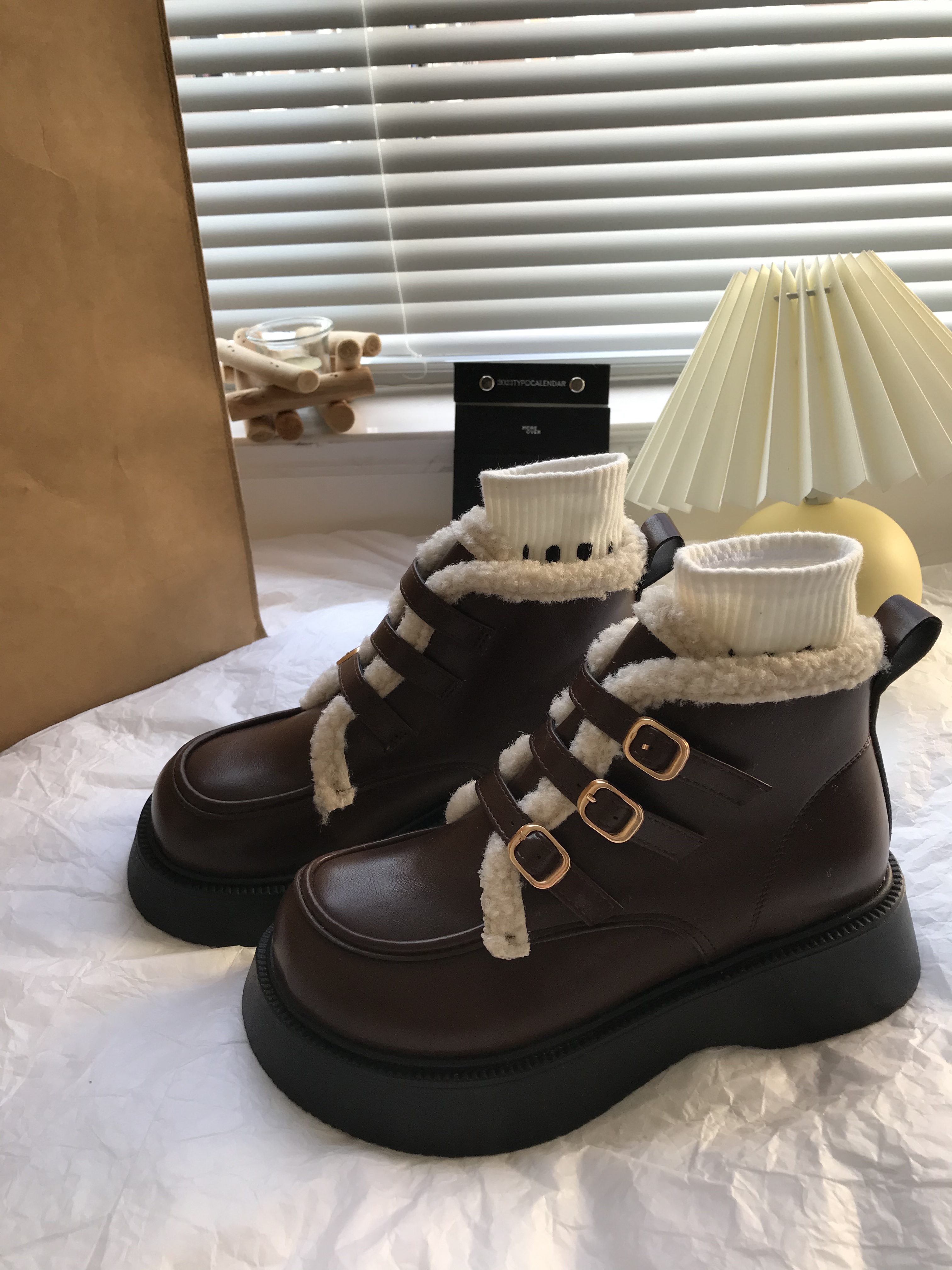 冬季新款短靴毛毛雪地靴