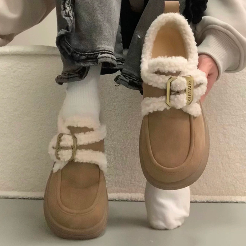 厚底加绒保暖外穿雪地靴