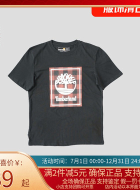 Timberland添柏岚T恤男春夏户外印花休闲圆领短袖A298F