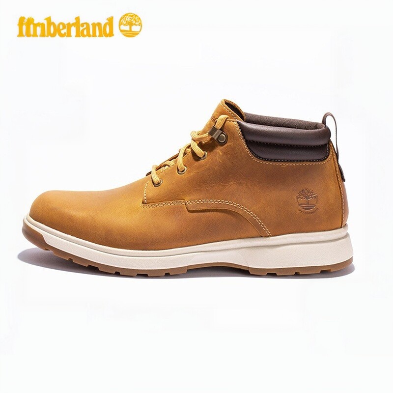 Timberland添柏岚男鞋25秋冬透气耐磨复古马丁靴中帮靴黄靴A5SAM