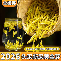 黄金芽浓香型板栗香嫩芽绿茶2026新茶安吉核心产区正品好茶