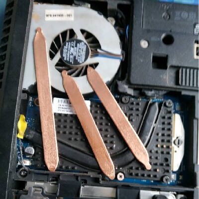 惠普HP8470p笔记本CPU散热铜管
