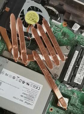戴尔N4050笔记本散热改造CPU散热铜管DIY显卡散热管改造散热铜管
