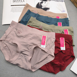 花仙子21899内裤女高腰无尺码超薄裸感无痕超弹包臀石墨烯搭裆