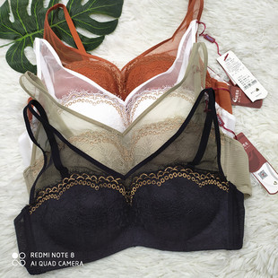 凤起秀美  F1511-1蕾丝性感中厚杯平胸小胸聚拢上托无钢圈女内衣