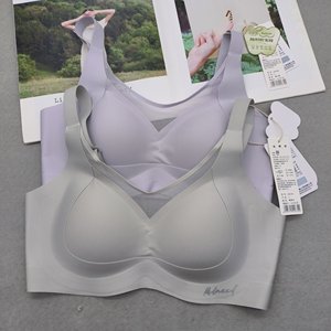 无忧良品268文胸AB小胸CD杯大胸显小薄款无痕运动侧收上托内衣