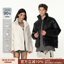 短款 加厚美式 外套 FORNINES三防皮面羽绒服男女潮牌冬季 陈星旭同款