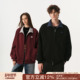 春季 FORNINES拼接撞色双拉链卫衣男女情侣装 上衣重磅立领开衫 外套
