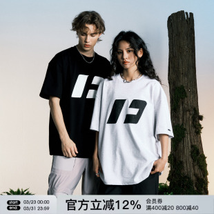 T恤男女潮牌纯棉上衣夏季 打底衫 情侣装 半袖 美式 FORNINES重磅短袖