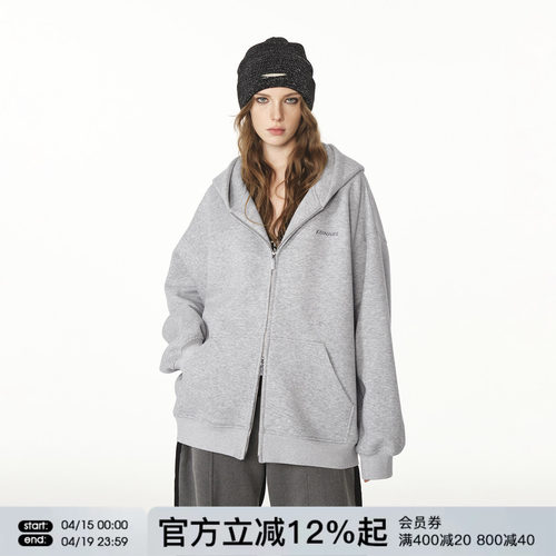 FORNINES重磅刺绣开衫卫衣