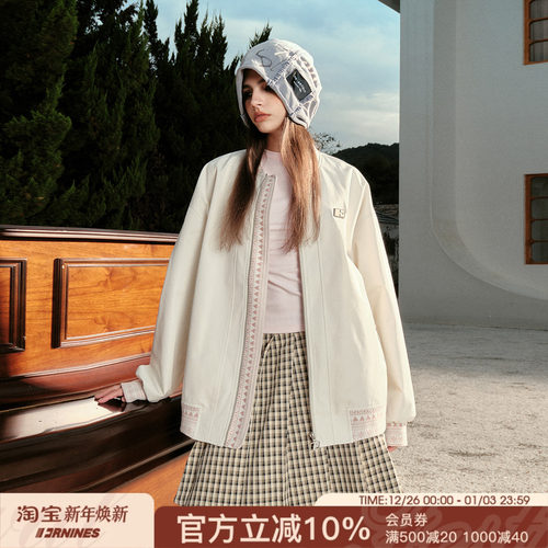 FORNINES棒球领夹克外套