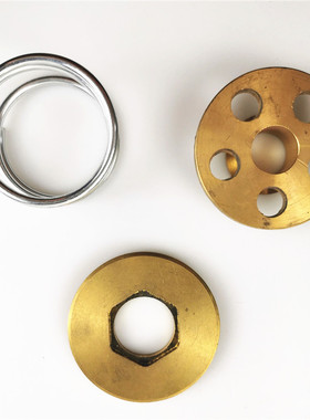 消防室内消火栓铜配件减压孔板铜五孔弹簧三件套SNW65稳压栓接头