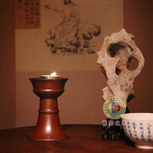 中式传统供佛陶瓷禅意小摆件茶道