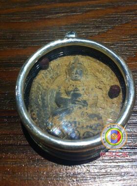 纯手工打造嘎乌盒足银清朝长寿佛