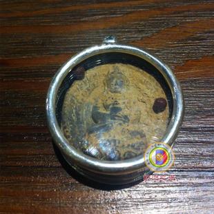 〓萨迦之光 纯手工打造〓 足银嘎乌盒 装有清朝陶制长寿佛擦擦