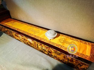 法桌布刺绣金刚杵供桌布桌旗 藏式密宗家用装饰 藏式布料水碗垫