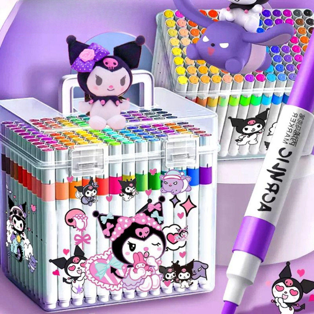 日本进口高端MJ丙烯马克笔幼儿园小学生可水洗不透色可叠色手绘di